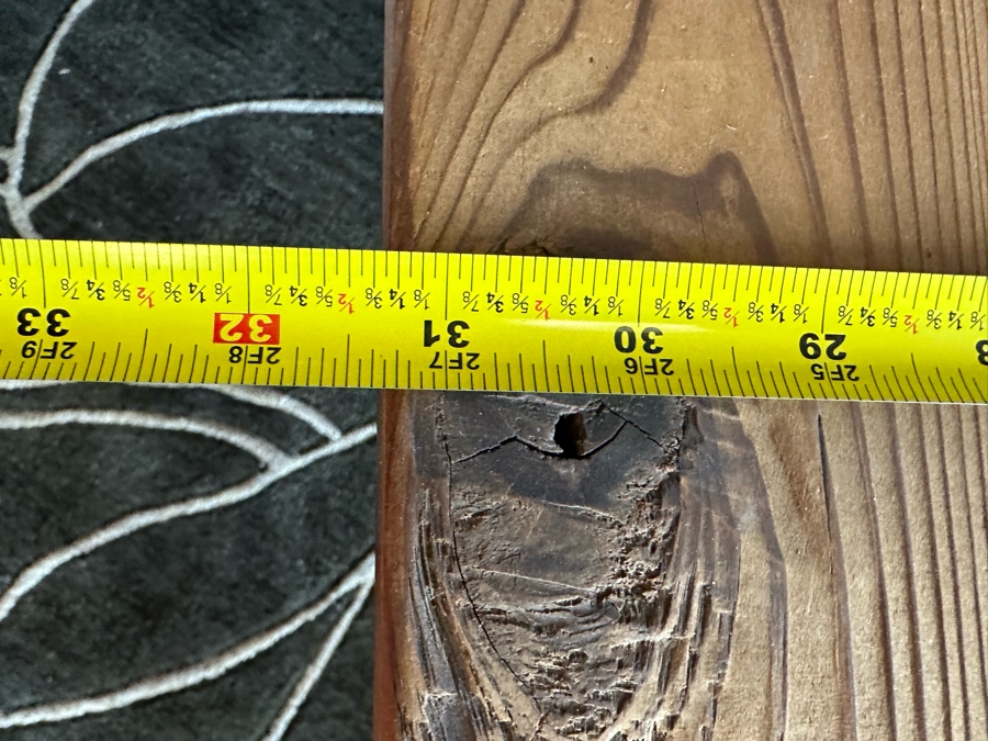 West Elm Reclaimed Wood Coffee Table 31.5'W X 31.5'D X 17.5'H [Photo 6]