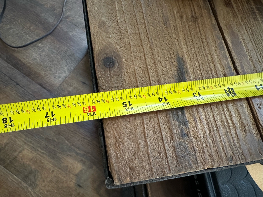 3-Piece Reclaimed Wood & Metal Nesting Tables By Zuo Era 16'W X 16'D X 16'H [Photo 5]