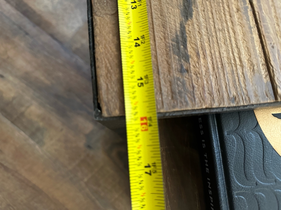 3-Piece Reclaimed Wood & Metal Nesting Tables By Zuo Era 16'W X 16'D X 16'H [Photo 7]