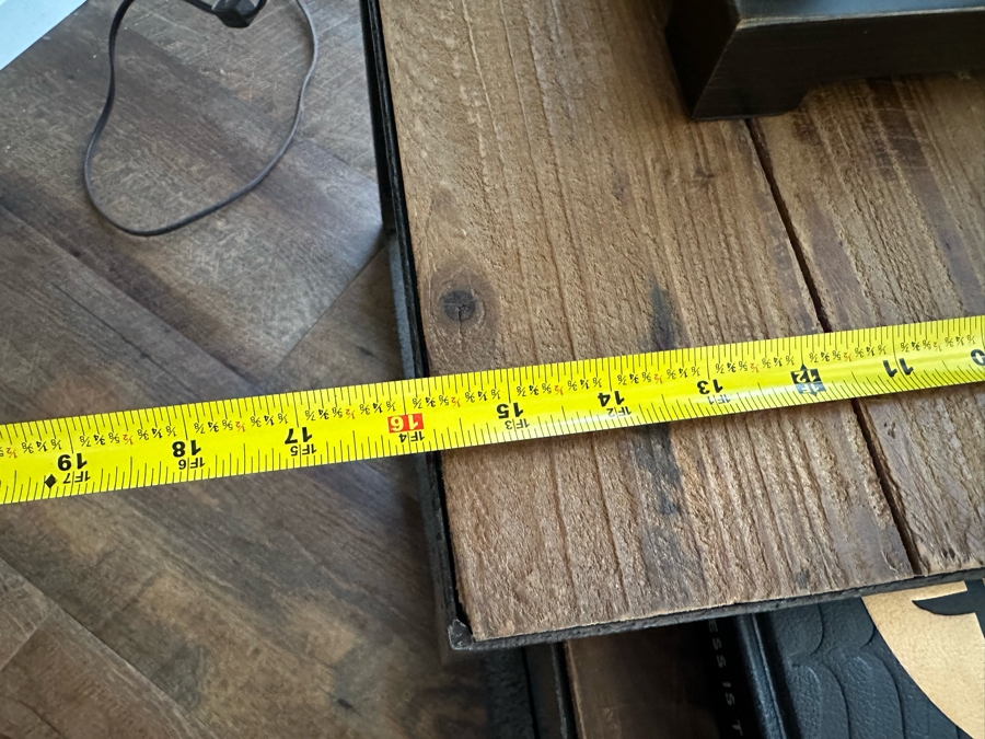 3-Piece Reclaimed Wood & Metal Nesting Tables By Zuo Era 16'W X 16'D X 16'H [Photo 6]