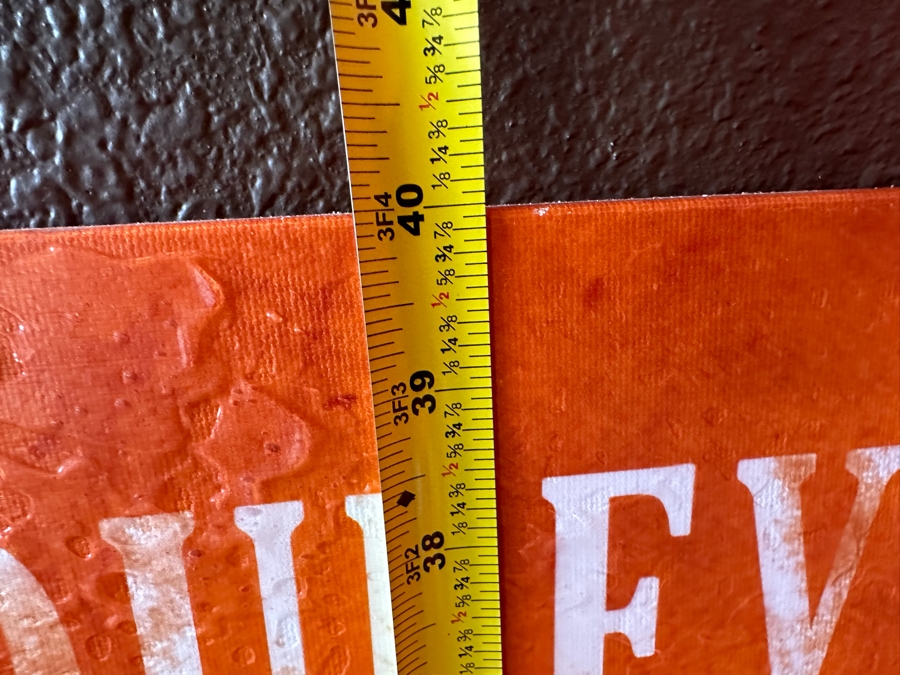 Orange French Canvas Print 30' X 40'