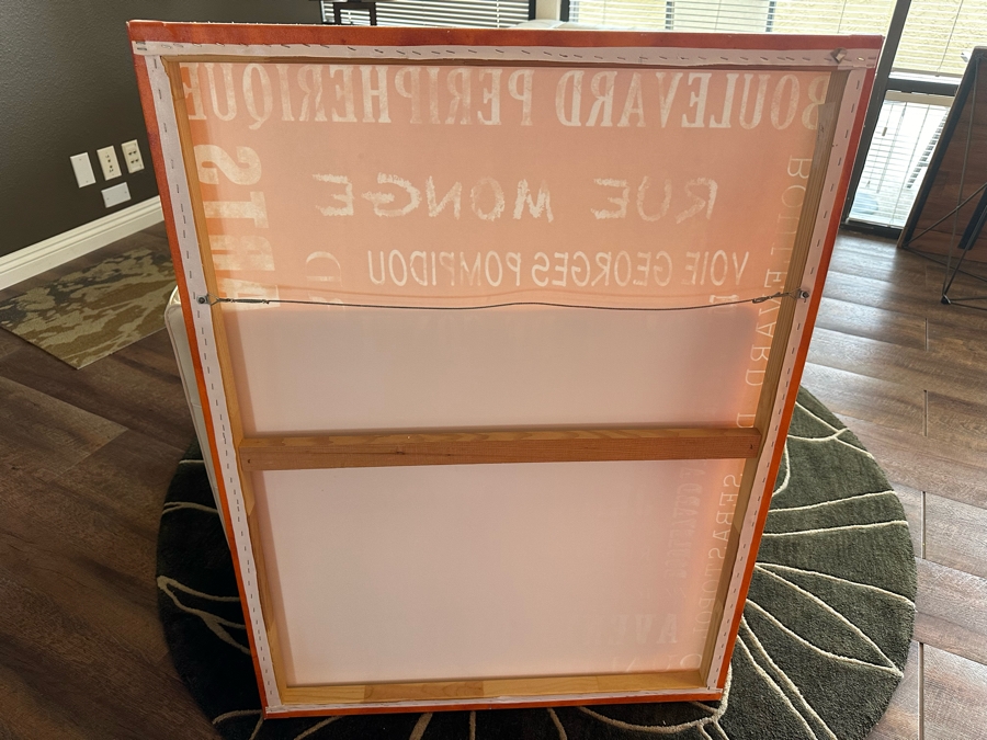 Orange French Canvas Print 30' X 40' [Photo 5]