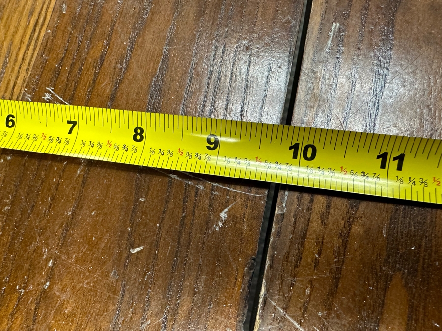 Rustic Wooden Farmhouse Cross-Legged Dining Table With Drop Leaves 78'W X 39'D X 31'H Each Leaf Is 9.75'W [Photo 12]