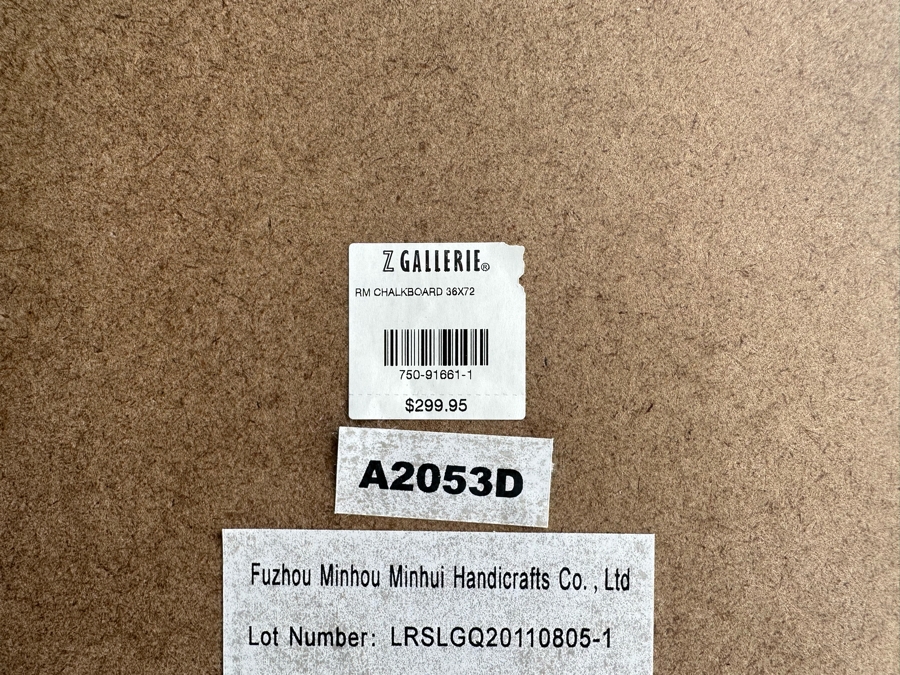 Z Gallerie Framed Chalkboard 72'W X 36'H [Photo 7]
