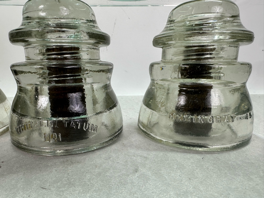 Five Vintage Glass Insulators [Photo 4]