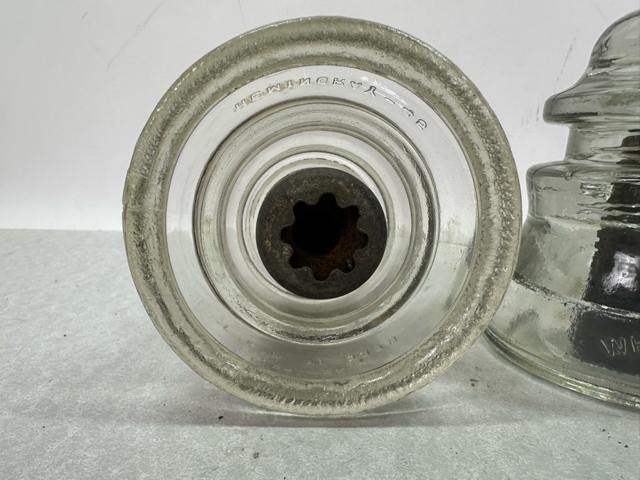 Five Vintage Glass Insulators [Photo 5]
