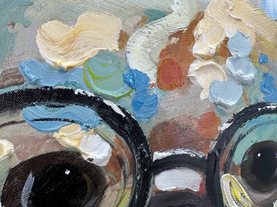 Wynford In Glasses Canvas Dog Print, New 24' X 24' [Photo 4]