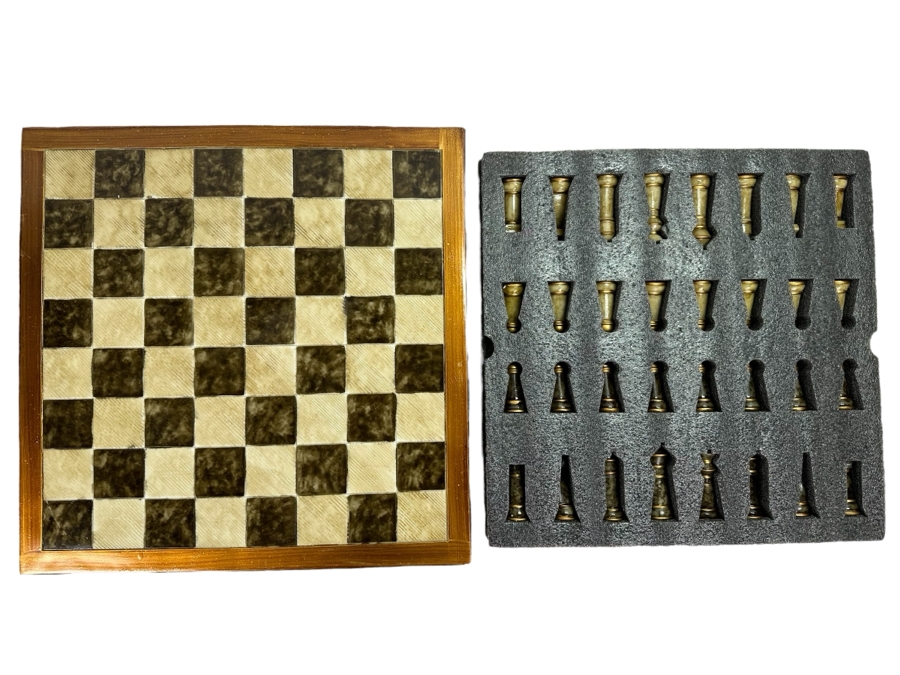 Chess Set, New 16'W X 2'H [Photo 1]