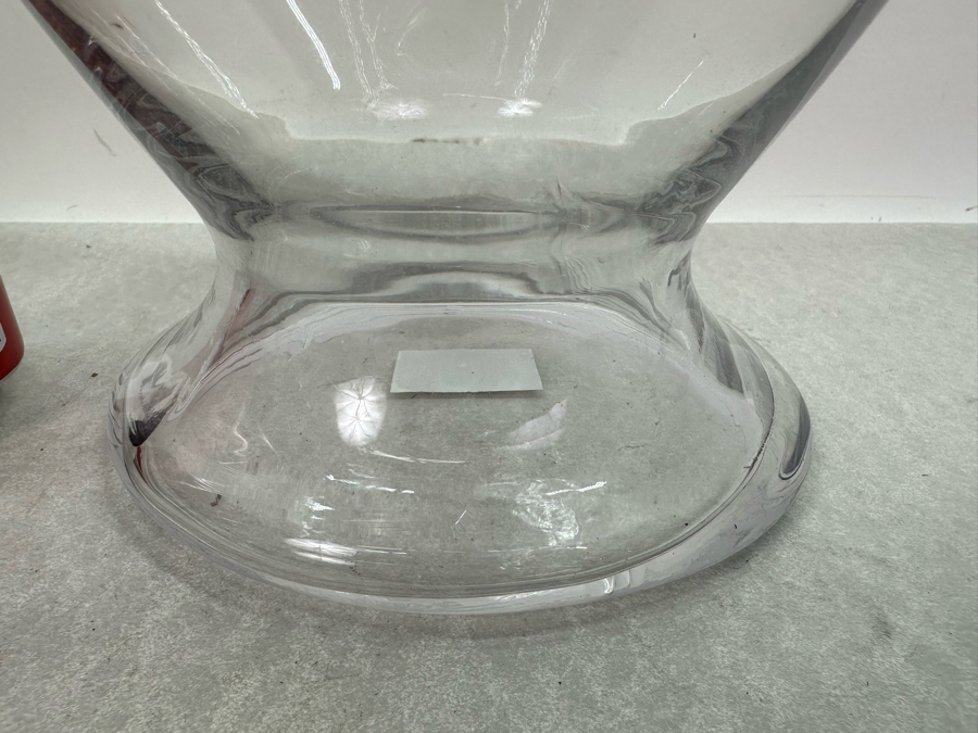 Large Glass Jar With Lid, New 24'H [Photo 4]