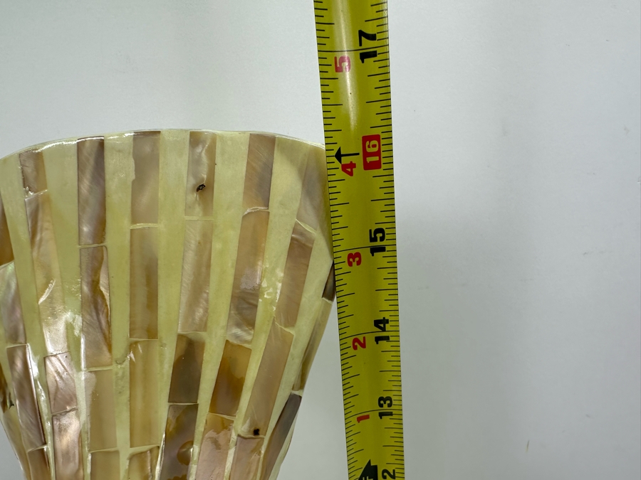 Decorative Inlaid Shell Bird Sculpture, New 14'W X 6.5'D X 16'H [Photo 7]