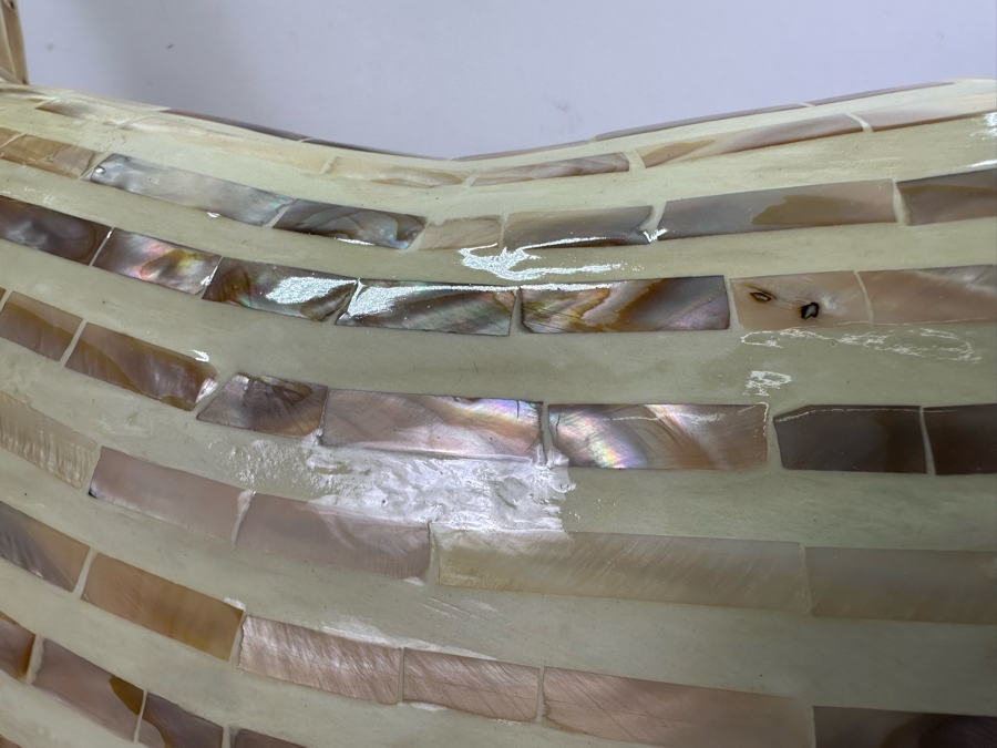 Decorative Inlaid Shell Bird Sculpture, New 14'W X 6.5'D X 16'H [Photo 4]