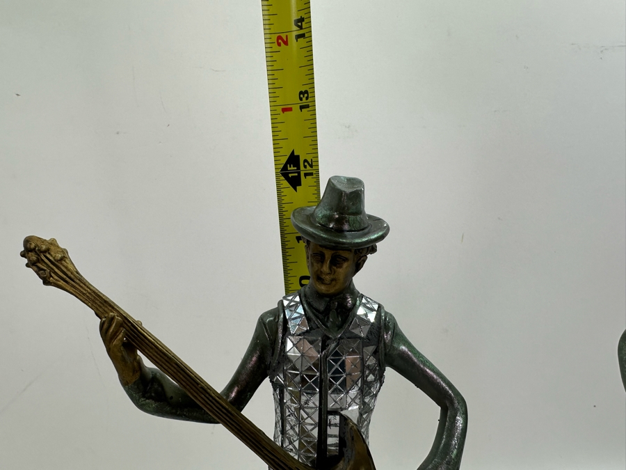 Decorative Resin / Mirror Musicians Sculptures, New 12'H [Photo 7]