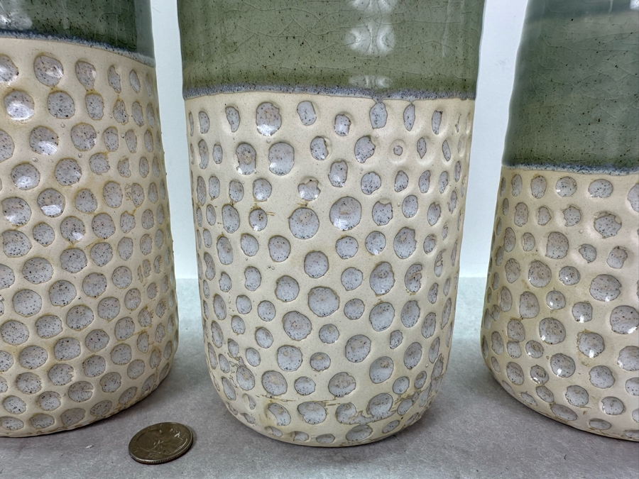 Set Of Three Dahlia Vases, New 14'H [Photo 3]