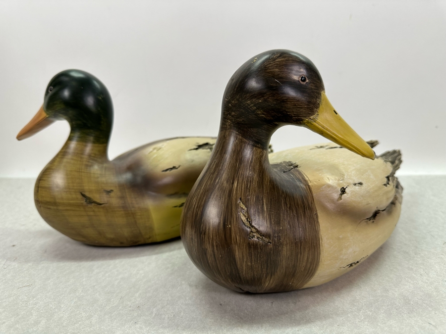 Pair Of Decorative Resin Duck Decoys, New Each 14'W [Photo 5]