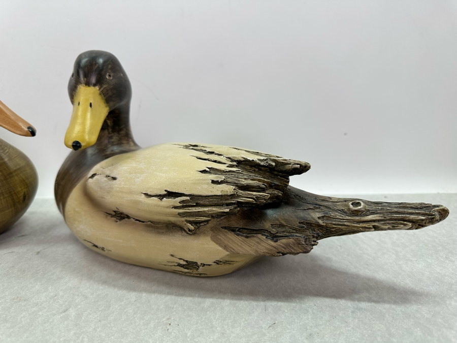 Pair Of Decorative Resin Duck Decoys, New Each 14'W [Photo 4]