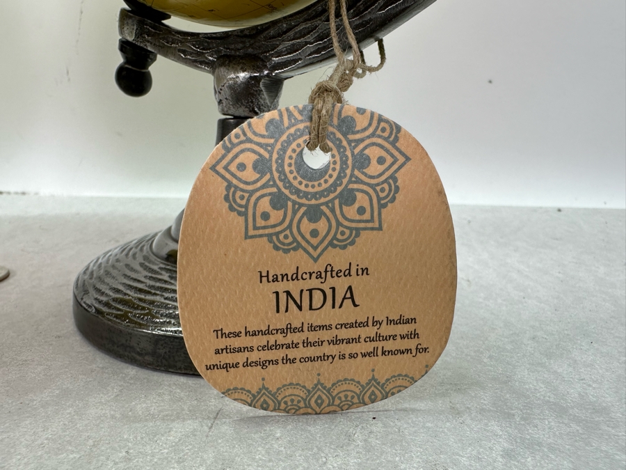 Pair Of Handcrafted Desk Globes, New 10'H [Photo 5]