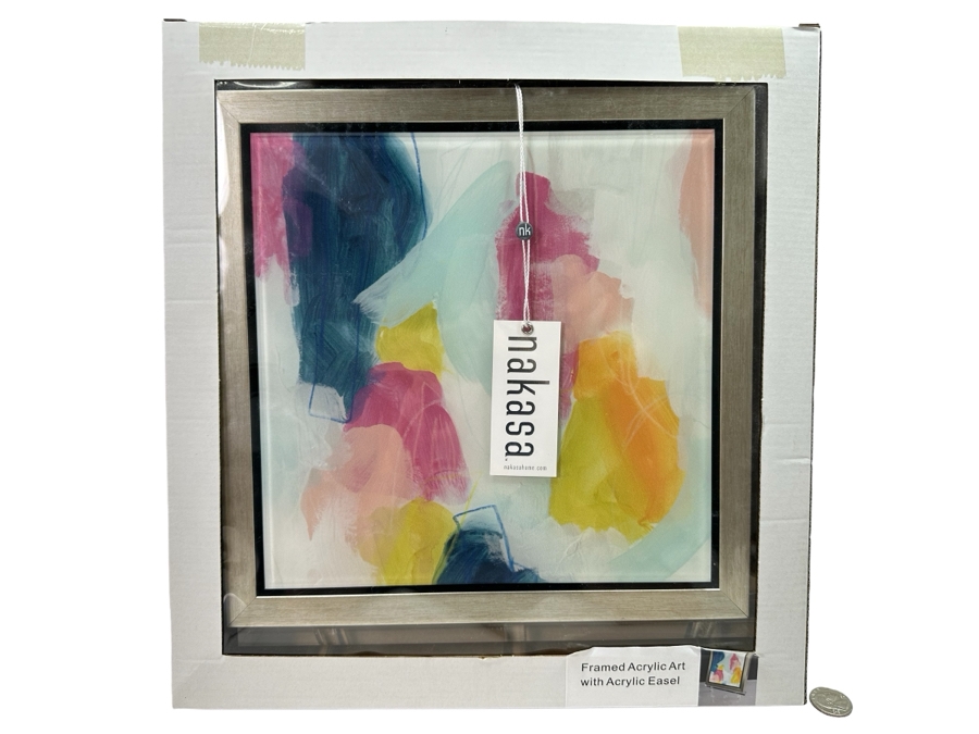 Framed Acrylic Art With Acrylic Easel, New 12'H [Photo 1]