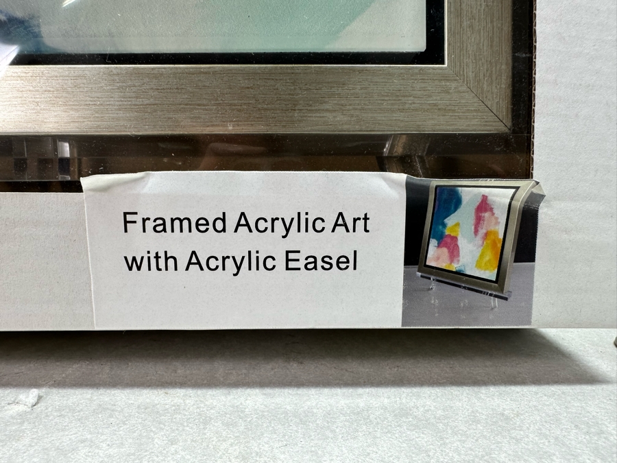 Framed Acrylic Art With Acrylic Easel, New 12'H [Photo 2]