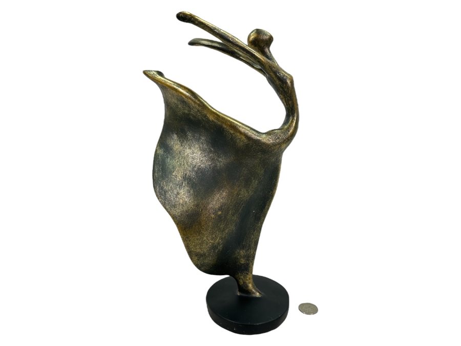 Decorative Resin Dancer Sculpture, New 13'H