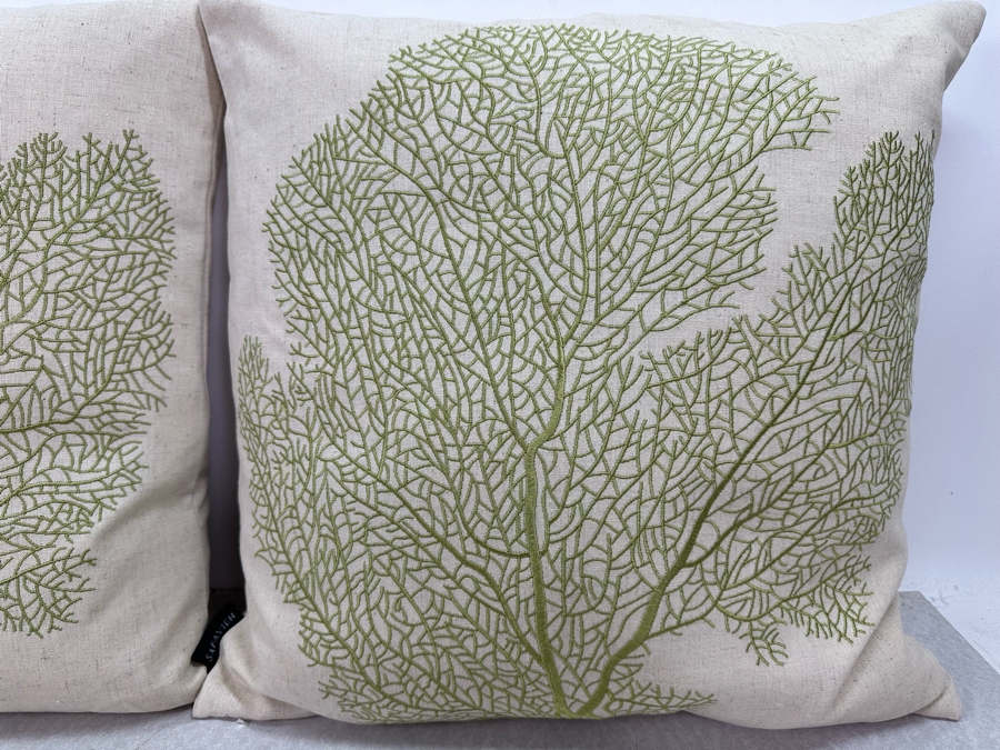 Pair Of Safavieh Designer Throw Pillows, New 17' X 16' [Photo 2]