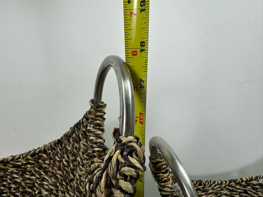 Pair Of Woven Nesting Baskets, New 18'H [Photo 4]