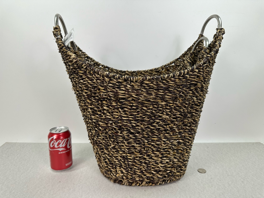 Pair Of Woven Nesting Baskets, New 18'H [Photo 3]