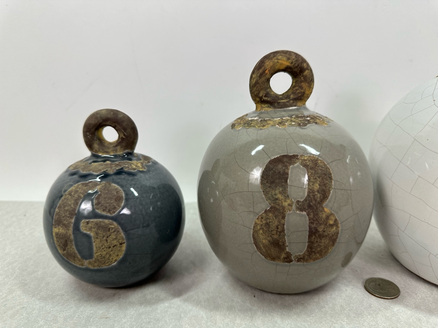 Hotham Decorative Fishing Weights, Set Of 3, New 8'H [Photo 3]