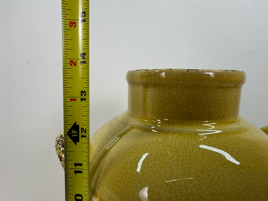 Decorative Yellow Ceramic Milk Jug 10'W X 14'H [Photo 4]