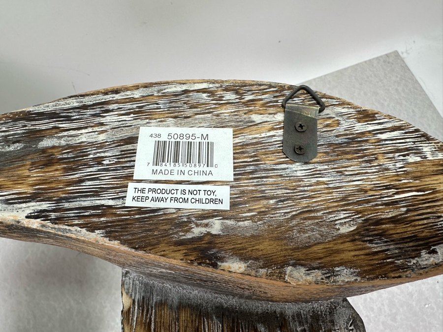 Pair Of Decorative 3D Flying Bird Wall Sculptures, New Largest Is 24'W X 17'H X 12'D [Photo 5]