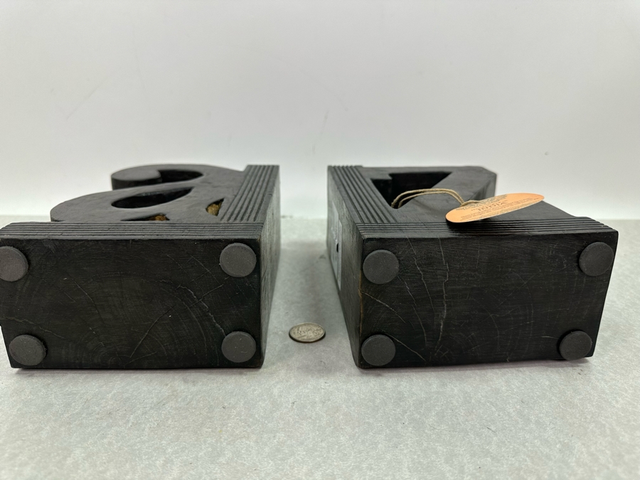 Wooden A To Z Bookends, New 8'H [Photo 4]