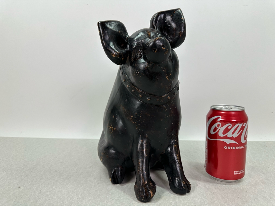 Decorative Resin Pig Sculpture, New 11'H [Photo 2]