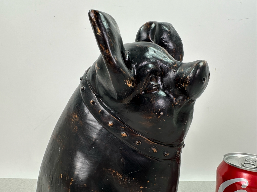 Decorative Resin Pig Sculpture, New 11'H [Photo 3]