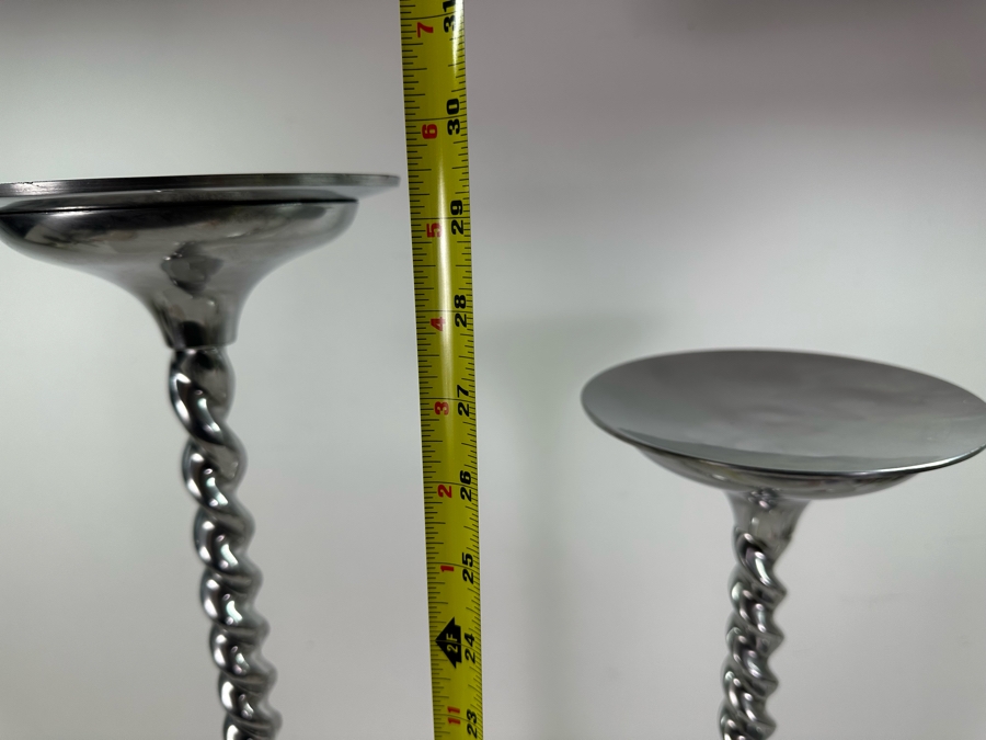 Pair Of Metal Candle Holders New, 29.5'H [Photo 4]