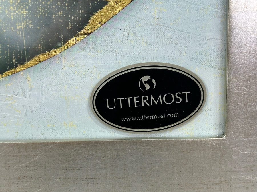 Uttermost Framed Shell Print With Silver Finish Frame, New 28' X 28' [Photo 4]