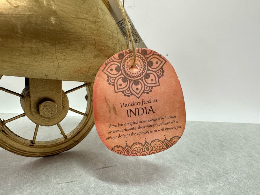 Pair Of Handcrafted Decorative Wood & Metal Motorcycle Sculptures, New 11'W X 7'H [Photo 3]