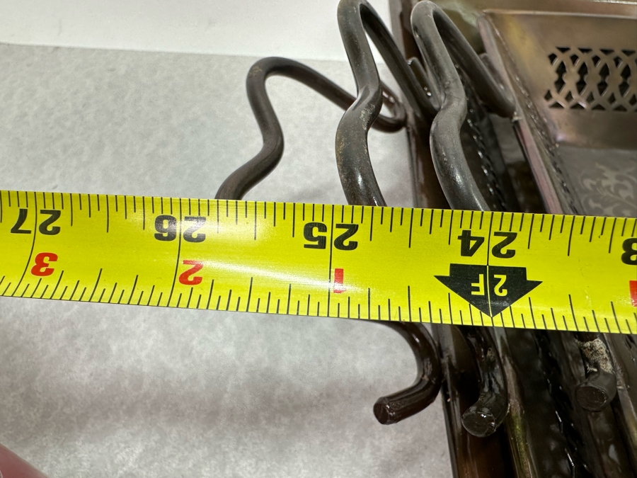 Three Metal Nesting Trays, New 26'W X 14'D And Large Metal Vase 28'H [Photo 5]