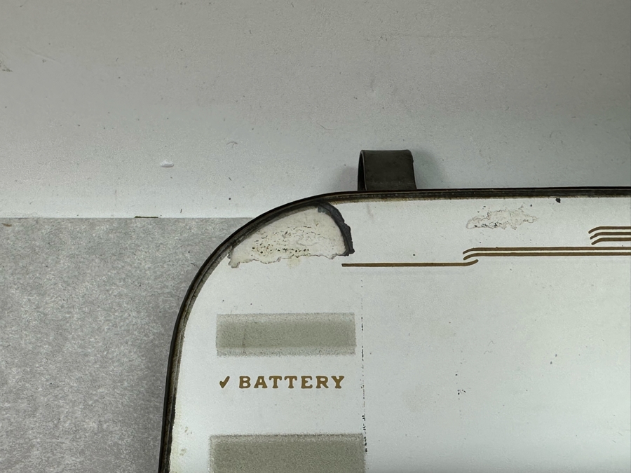 Vintage Oldsmobile Sun Visor Inside Vanity Maintenance Mirror 8'W X 4'H [Photo 6]