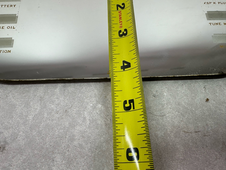 Vintage Oldsmobile Sun Visor Inside Vanity Maintenance Mirror 8'W X 4'H [Photo 9]