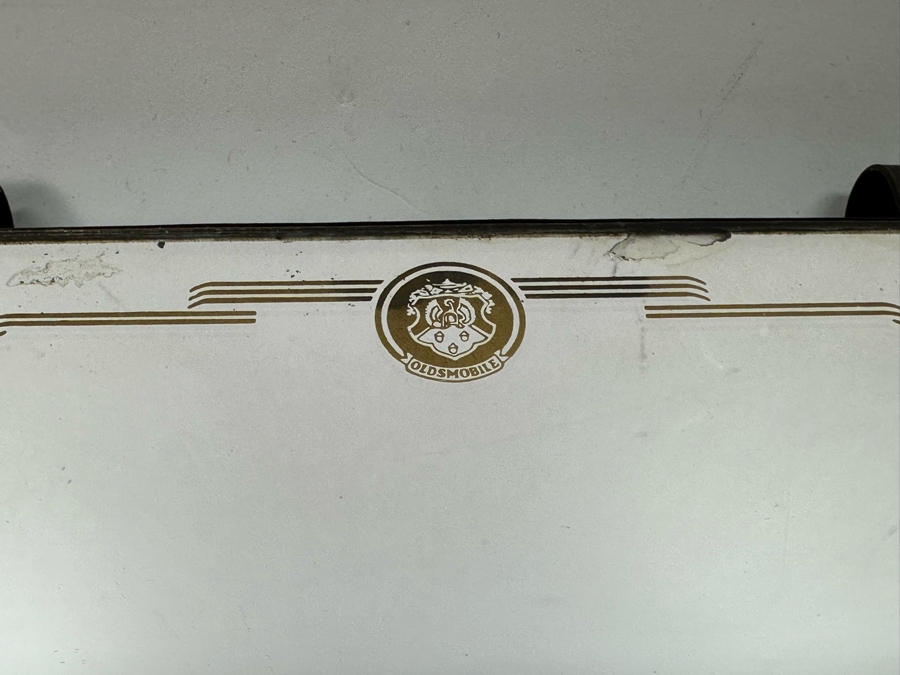 Vintage Oldsmobile Sun Visor Inside Vanity Maintenance Mirror 8'W X 4'H [Photo 3]