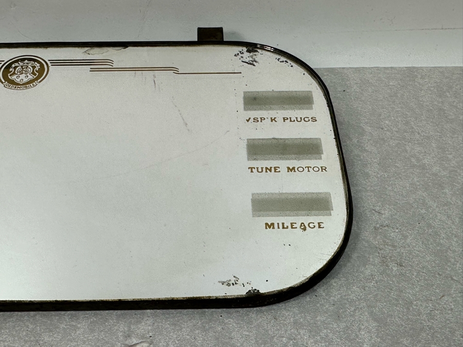Vintage Oldsmobile Sun Visor Inside Vanity Maintenance Mirror 8'W X 4'H [Photo 4]