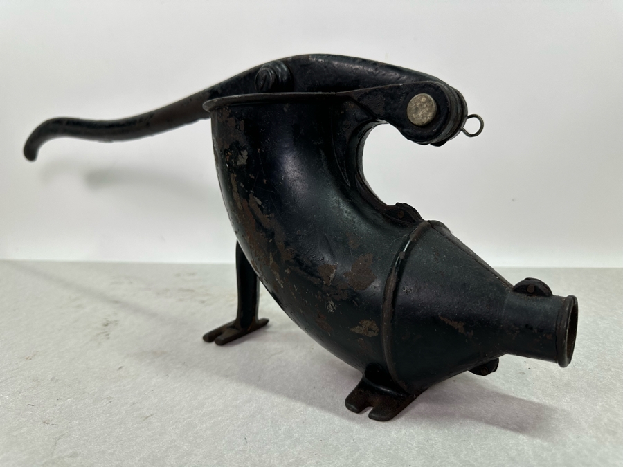 Primitive Cast Iron Sausage Stuffer 24'W X 8'H [Photo 7]