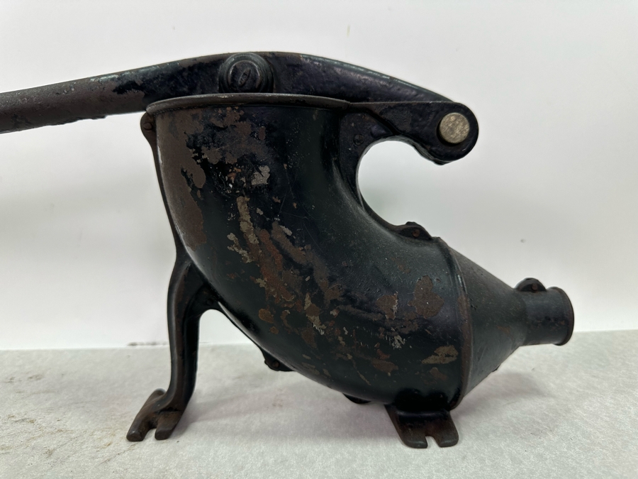 Primitive Cast Iron Sausage Stuffer 24'W X 8'H [Photo 3]