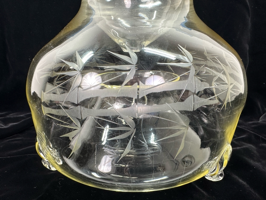 Vintage Etched Glass Insect Catcher 9'W X 9'H [Photo 2]