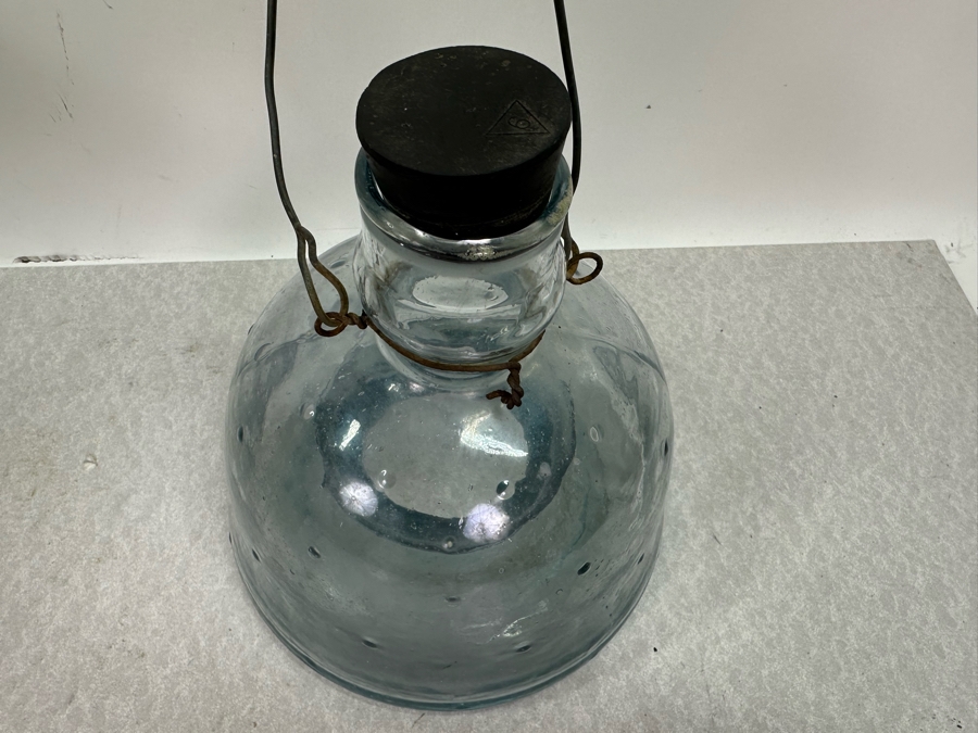 Vintage Blue Glass Insect Catcher 7'W X 8'H [Photo 4]
