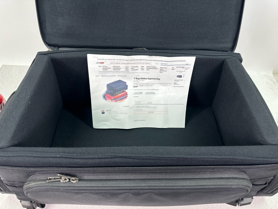 T-Bags Dekker Supreme Motorcycle Bag, New 26'W X 16'D X 11'H Retails $240 [Photo 5]