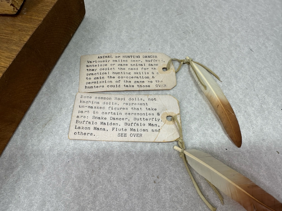 Large Native American Hopi Kachina Doll 'White Buffalo' 27'H [Photo 9]