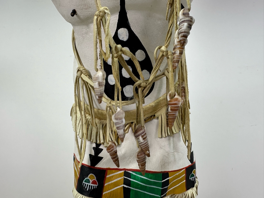 Large Native American Hopi Kachina Doll 'White Buffalo' 27'H [Photo 6]
