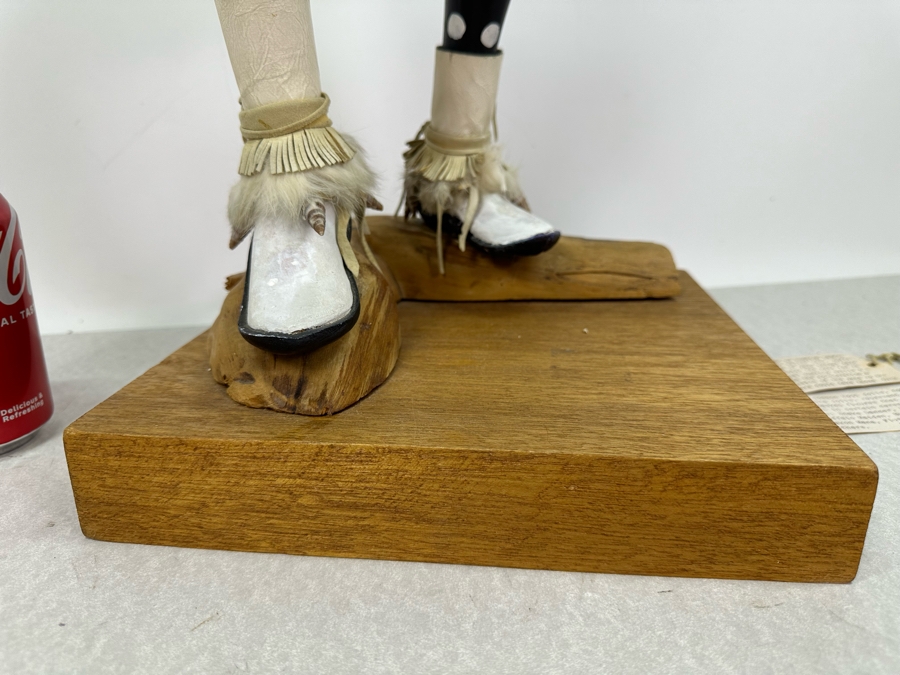 Large Native American Hopi Kachina Doll 'White Buffalo' 27'H [Photo 8]