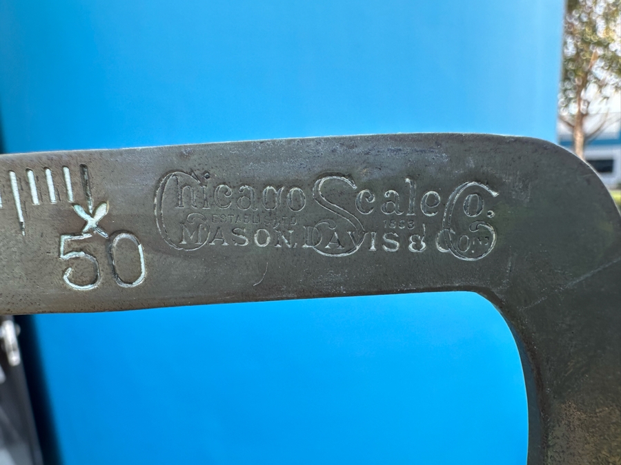 Vintage Chicago Scale Co Doctor's Medical Mechanical Scale 60'H [Photo 9]