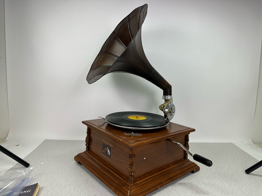 Contemporary Gramophone - Produces Sound But Works Poorly, Mainly Decorative Piece 14'W X 26'H [Photo 6]